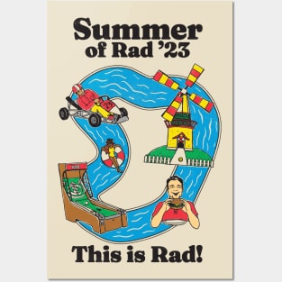 The Summer of Rad 2023 Posters and Art